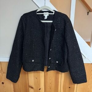 H&M Women’s Black Cropped Jacket